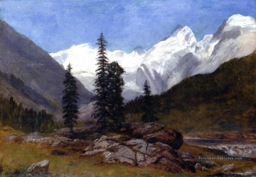 Rocky Montagne Albert Bierstadt Peinture à l'huile